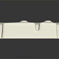 Other White Double Compartment Container With Circular Emblems On Each Section 3d model