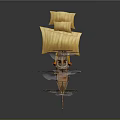 Modern Ancient Ship Ancient Warship Large Ancient Ship Ancient Warship 3d model