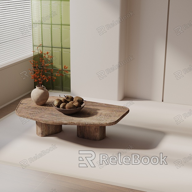 Modern coffee table model