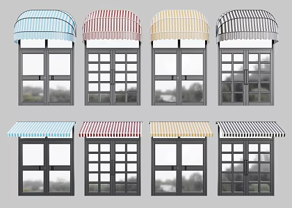 Modern Canopy Awning 3d model