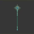 Scepter Ancient Scepter Cane Ancient Scepter Magic Scepter Metal Scepter Classical Scepter Magic Scepter 3d model