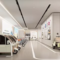 Spacious Bright Electric Vehicle Specialty Store With Pink Decor And Multiple Models