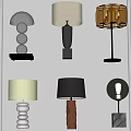 Modern Table Lamp Combination Desk Metal Table Lamp Spherical Lampshade Table Lamp Floor Table Lamp Bedside Table Lamp Simple Fashion Table Lamp 3d model