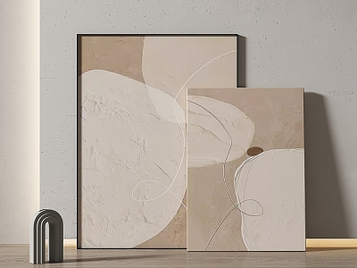 Simple abstract decorative painting model