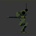 Mech Warrior Mech Soldier Machine Battlearm Mechanical Battlearm Machine Fighter Robot 3d model