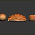 Golden Brown Assorted Baked Goods With Baguette Croissant Pretzel And Roll