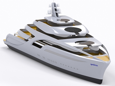 Yacht Cruise Ship 3d model