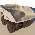 Liebherr T296 Heavy Duty Dump Truck With Large Tires And Cab Structure