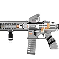 Science and technology sense weapon rifle gun game weapon game equipment 3d model