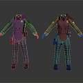 Sci-Fi Armor Alien Armor Sci-Fi Armor High-Tech Armor Futuristic Armor Alien Warrior Armor 3d model