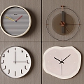 Decorative clock wall clock clock 3d model