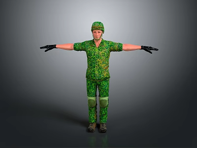 Special Forces Clothing Special Forces Clothing Special Forces Equipment Special Equipment Combat Clothing Field Uniform Military Uniform 3d model