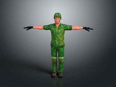 Special Forces Clothing Special Forces Clothing Special Forces Equipment Special Equipment Combat Clothing Field Uniform Military Uniform 3d model