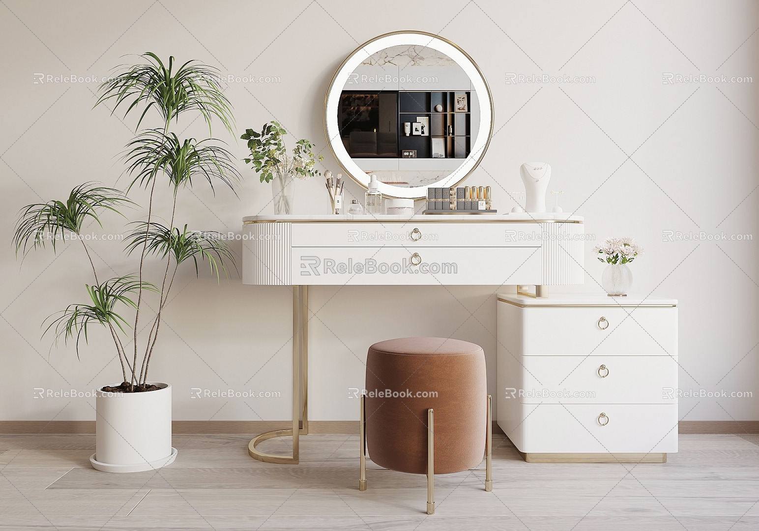 Modern Dresser 3d model