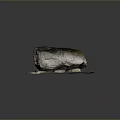 Ancient Stone Sculpture With Intricate Carved Geometric Motifs And Circular Base