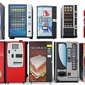 Modern vending machine beverage machine 3d model