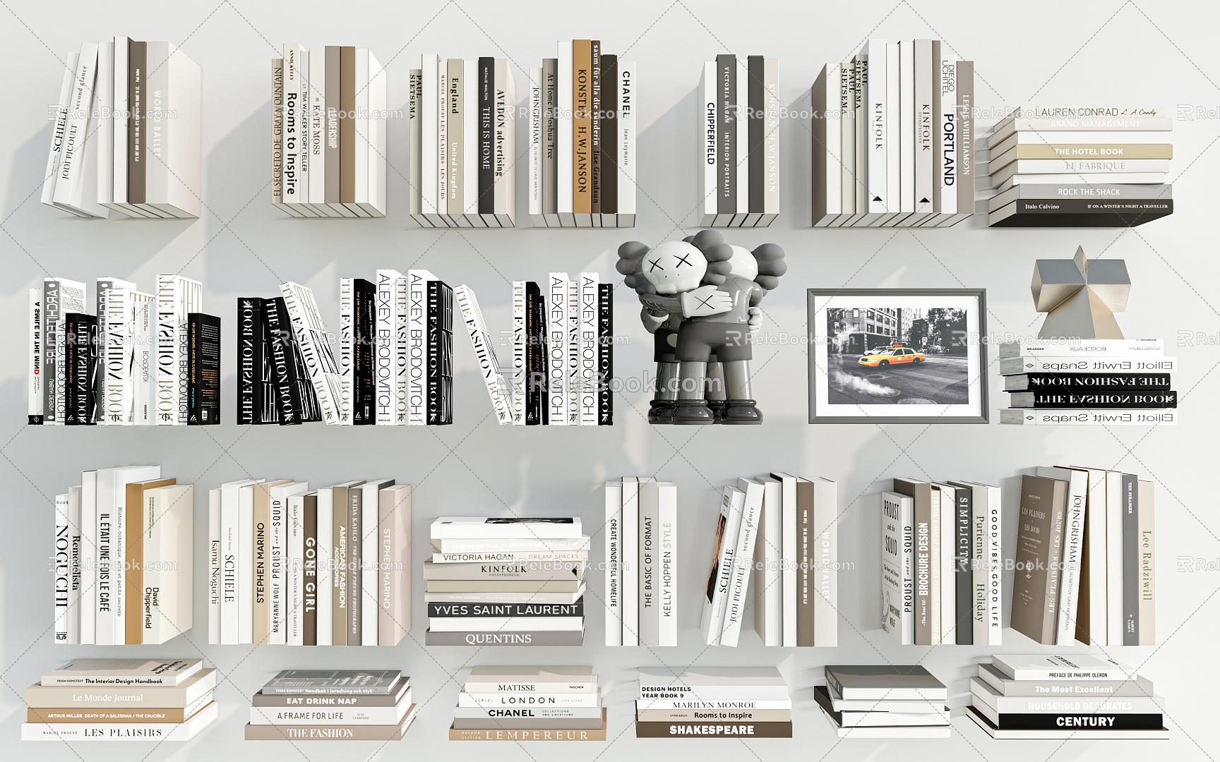 Books Books Ornaments Books Books Books Books 3d model