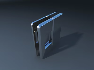 Modern Public Facility Turnstile With Metal Structure And Secure Access 3d model