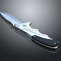 Tactical Folding Knife with Serrated Stainless Steel Blade and Black Silver Handle