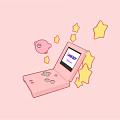 Modern game machine cartoon game machine 3d model