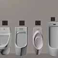 Modern urinal bucket 3d model