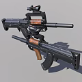 submachine gun 3d model