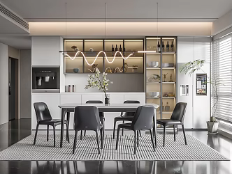 Modern Restaurant 3d model