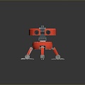 laser tower turret turntable sci-fi tower defense game tower defense sci-fi turret game turret game turret 3d model