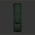 Green Military Vehicle With Six Wheels Two Antennas Armored Body And Military Design