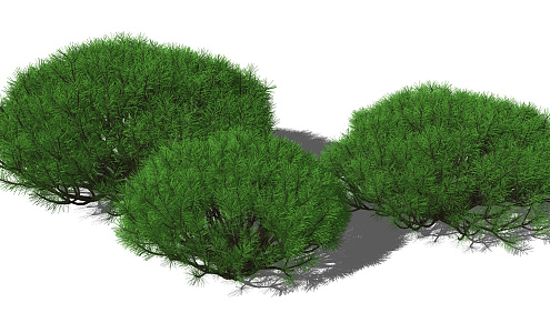 Modern Shrub Landscape Shrub Green Plant Tree Ball 3d model