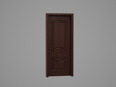 Wooden door 3d model