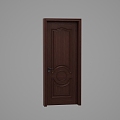 Wooden door 3d model