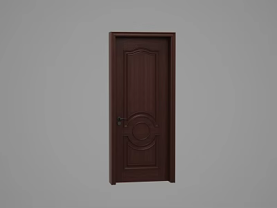 Wooden door 3d model