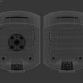 Sony Home Theater Projector With Sleek Black Design And Golden Lens Ring