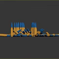 Bullets Pistol Bullets Rifle Bullets Machine Gun Bullets Ammunition Bullet Box Bullets Shooting Bullets 3d model