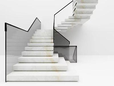 Modern Stairs 3d model