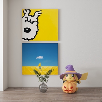 Children's painting 3d model