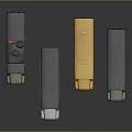 School Bus Old School Bus Small Bus Small Bus Small Van Unmanned Bus School Bus 3d model