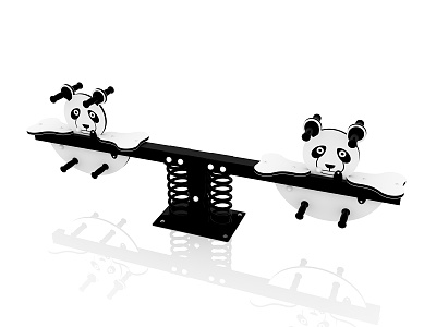 Children's Seesaw Panda Seesaw Outdoor Seesaw Venue Amusement Equipment Seesaw model