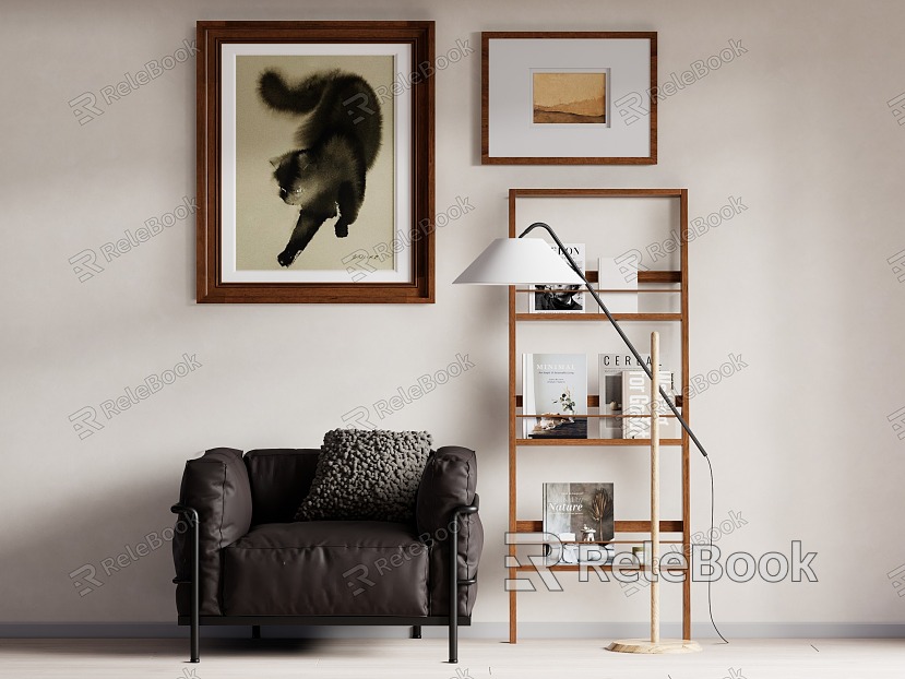 Single Sofa Decoration Hanging Painting model