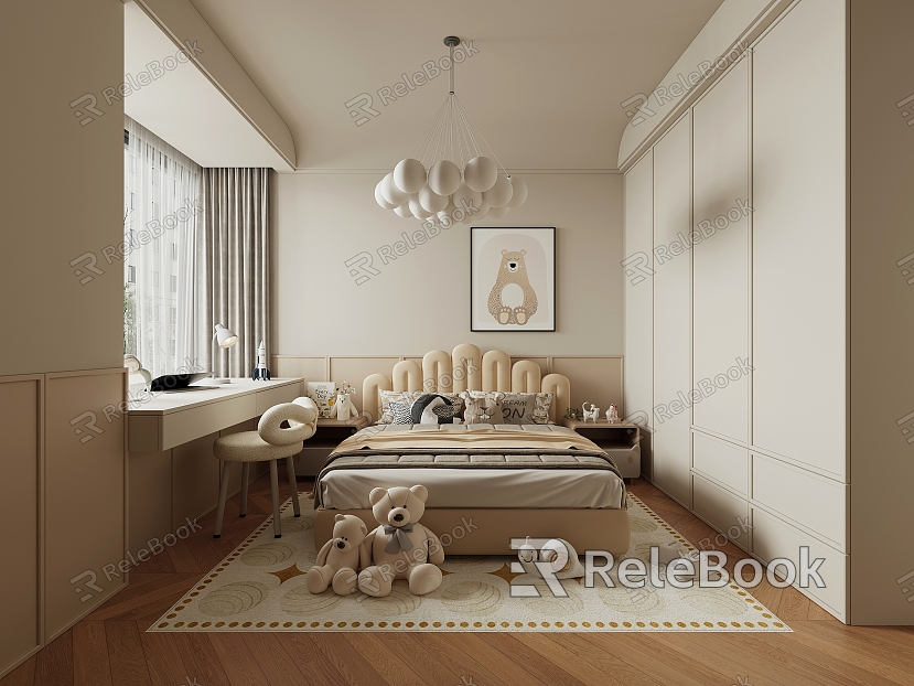 Middle Style Children's Room model