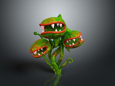 cannibal flower cannibal flower cartoon cannibal flower anime cannibal flower stylized cannibal flower 3d model