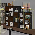 Modern Multi layer Bookcase With Storage Shelves Books Magazines And Decorative Items