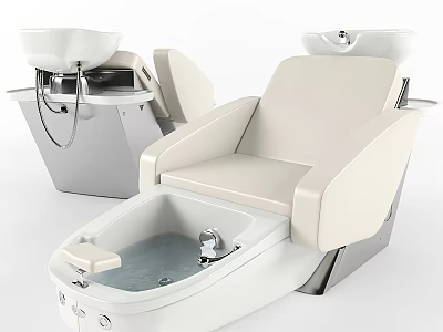 Medical Chair with Built-in Sink and Ergonomic Design for Healthcare Applications 3d model