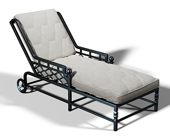 Post-modern recliner 3d model