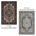 modern square carpet square carpet 3d model