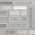 Various Designs of Vent Grilles for Home Daily Use Electrical Appliances