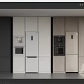 Modern Kitchen Appliances in Various Colors With Sleek Design And Cabinet Integration