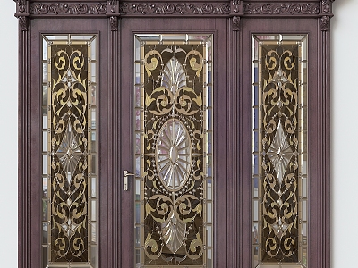 European-style swing door model