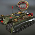 Anti-aircraft gun anti-aircraft vehicle radar vehicle radar detection vehicle reconnaissance vehicle survey vehicle monitoring vehicle low face number low model simple model game film and television level super realistic 3d model